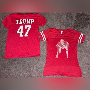 Set of 2 Donald Trump x Georgia Football T-Shirts by Jason Aldean Small & XS